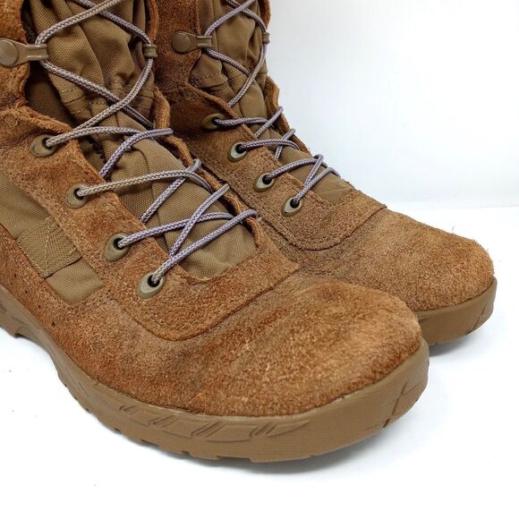 Rocky Mens 8" CXT Boots Sz 8.5 Coyote Brown Tan Military Tactical Combat Vibram - Picture 4 of 11